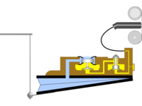 Amplifier/actuator in quiescent state